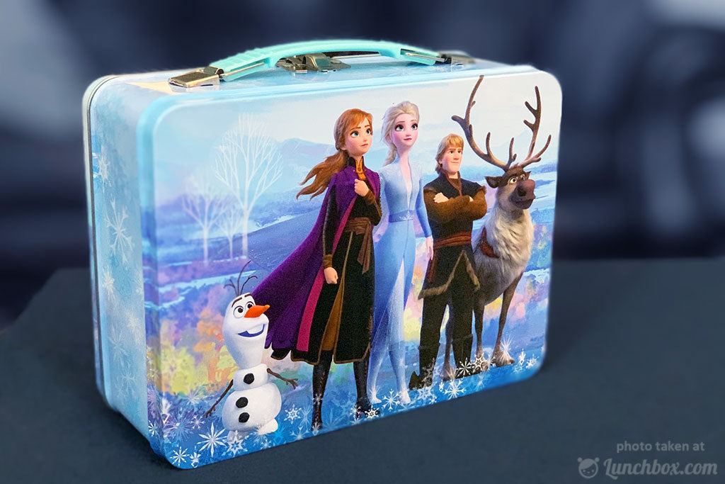 Disney Frozen Elsa Queen of Ice & Snow Steel Small Square Lunch Box The Tin  Box