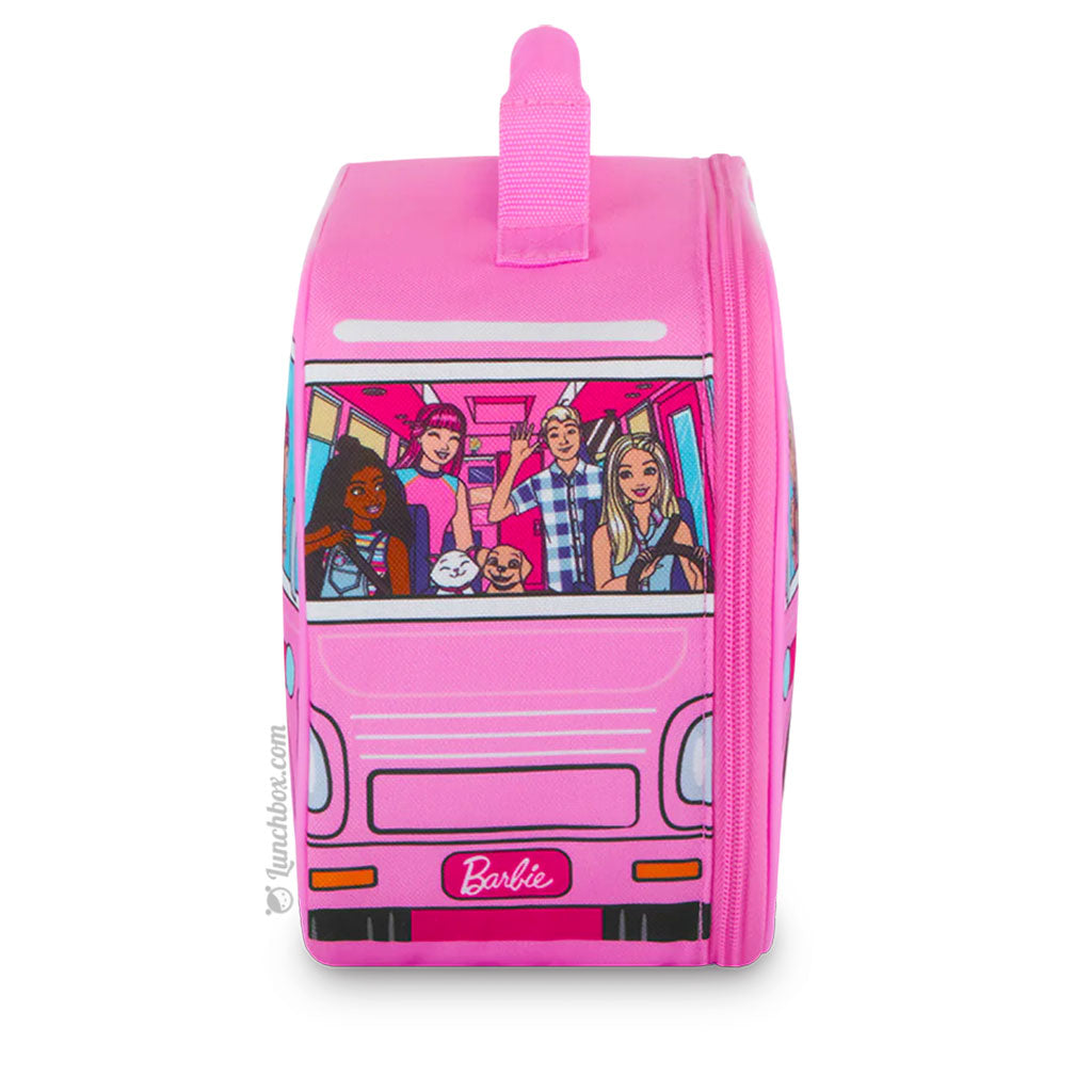 Plastic Pink Barbie Lunch Box, For School