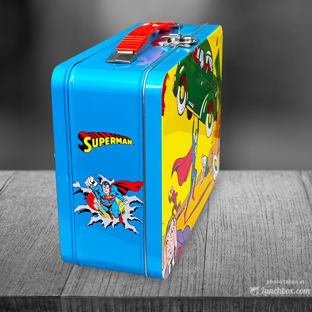 Superman deals tin box