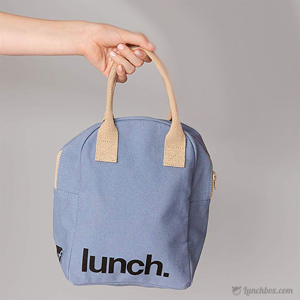 Thistle & Thread Clementine Upright Lunch Bag - Cerulean Blue