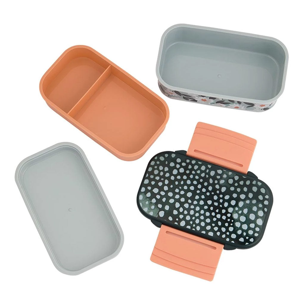 Layered Lunch Box with Clips + Utensils by Our Place - FabFitFun