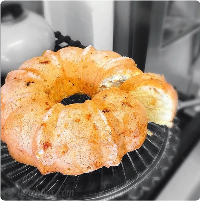 Home Made Peach Pound Cake