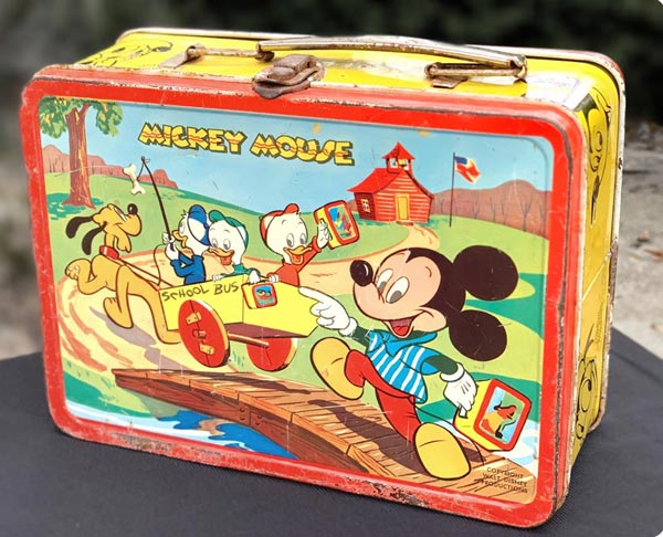 Vintage Mickey Mouse and Donald Duck Lunch Box – Lunchbox.com