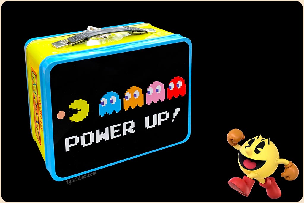 Pac-Man Metal Lunch Box with Thermos 1980 selling Pacman