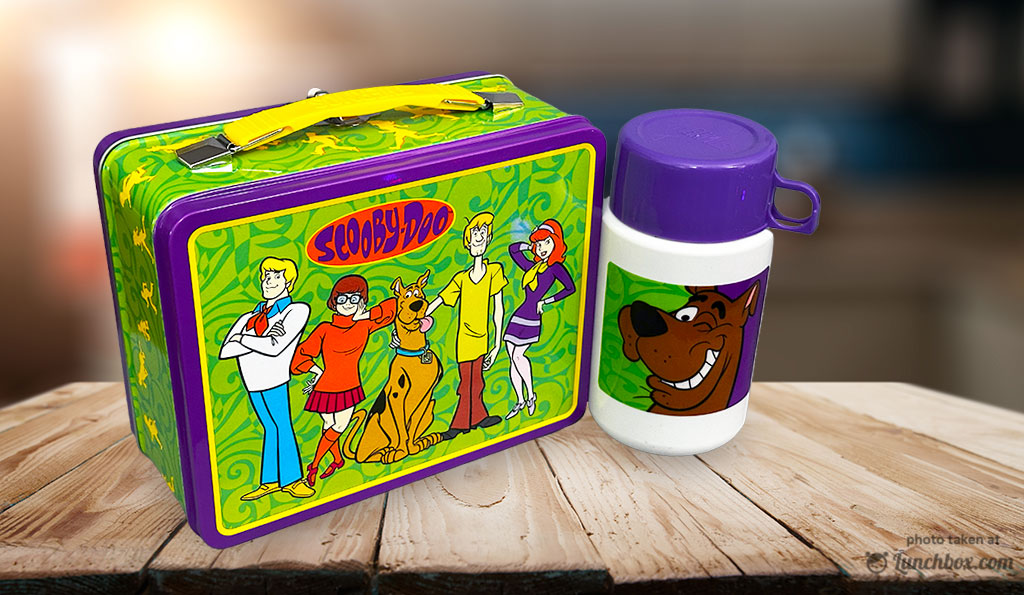 VINTAGE 1973 SCOOBY-DOO LUNCHBOX AND MATCHING online THERMOS