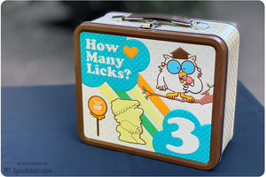 Tootsie Pop Metal Lunch Box - Mr. Owl, How May Licks Does It Take