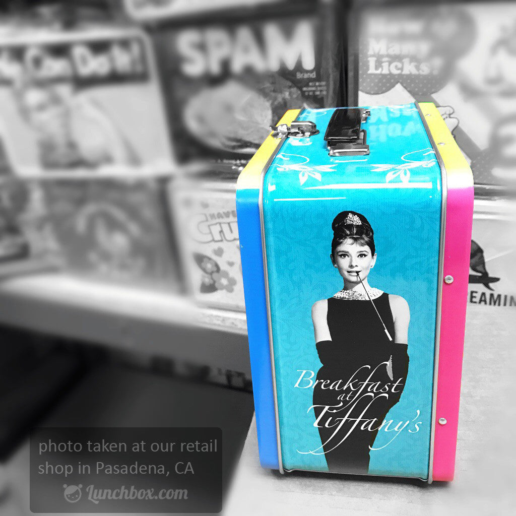 Breakfast at Tiffany's personalized Lunch Box — THE ZEBRA LADY