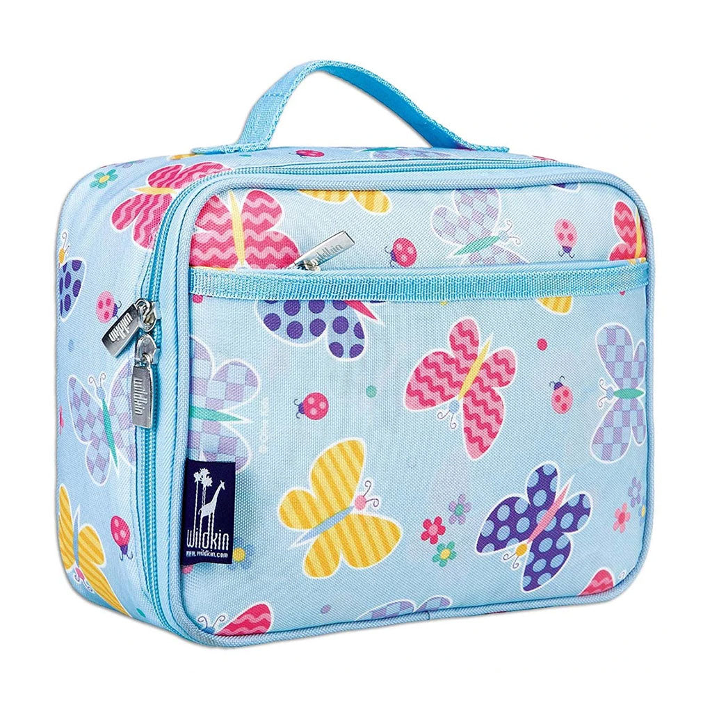 Ankepwj colorful butterfly Lunch Bag Insulated Lunch Box With