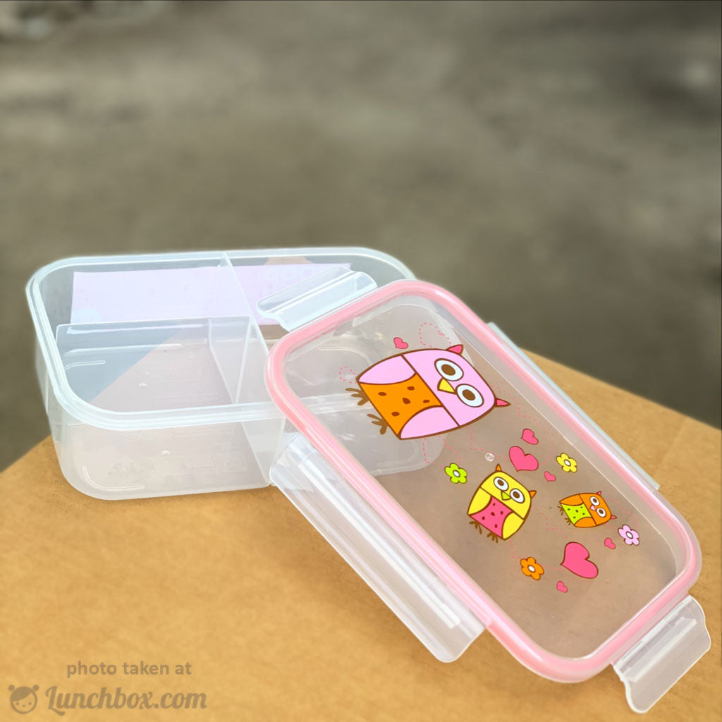Owl Pattern Bento Box for Kids Cute Boys Lunch Box Girls Lunchbox
