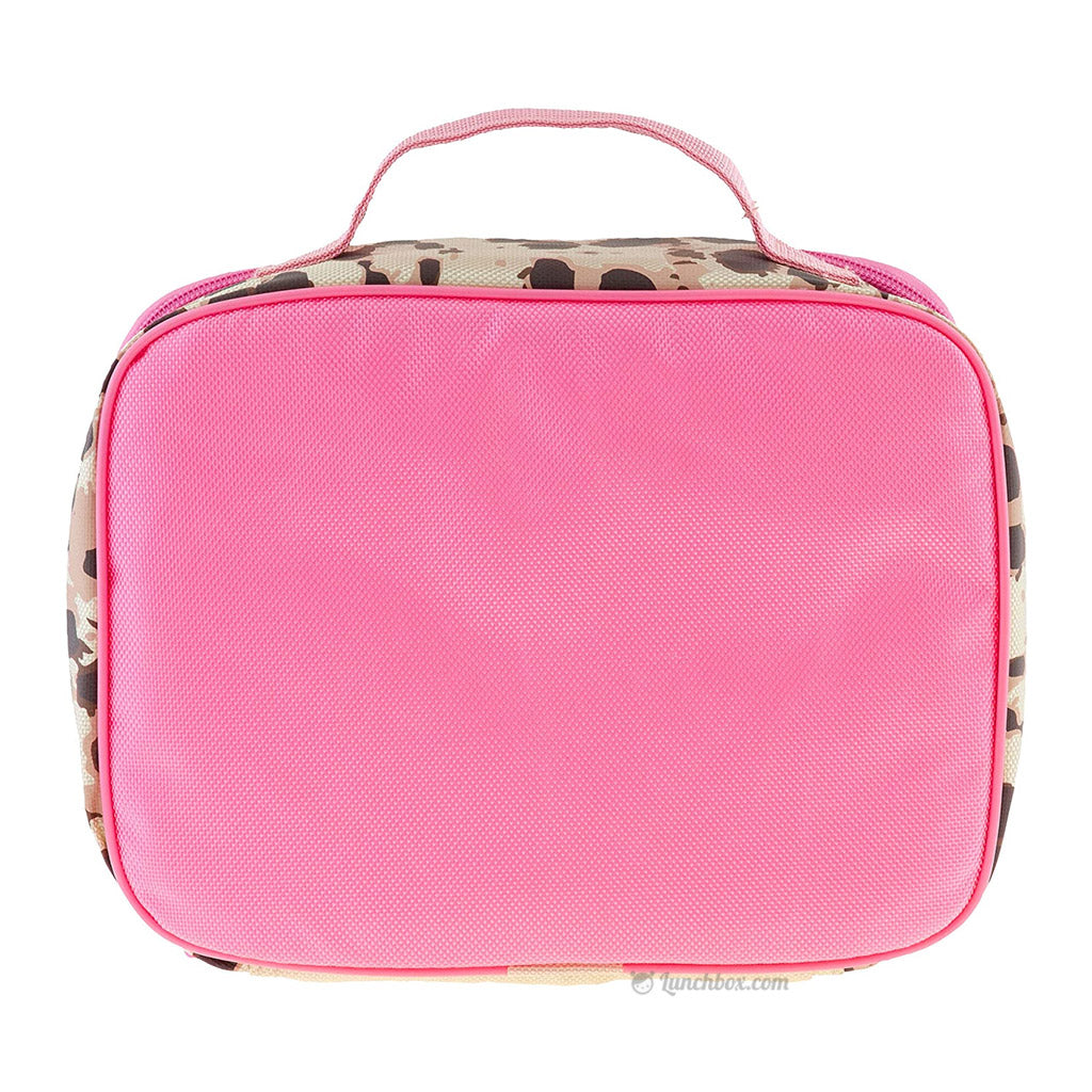 Choco Mocha Cheetah Lunch Box Kids for Girls Leopard-Pink