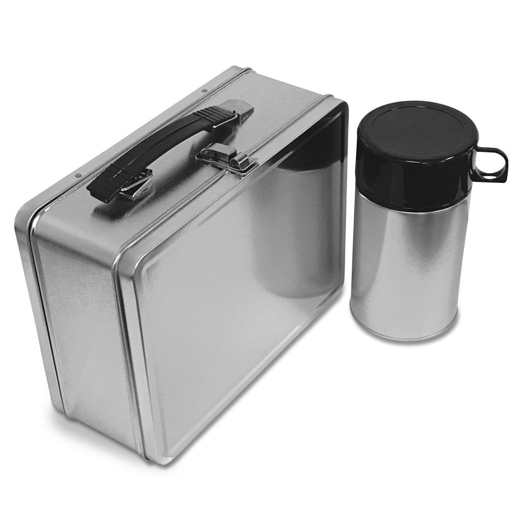 Metal Lunch Box with Thermos 3D model