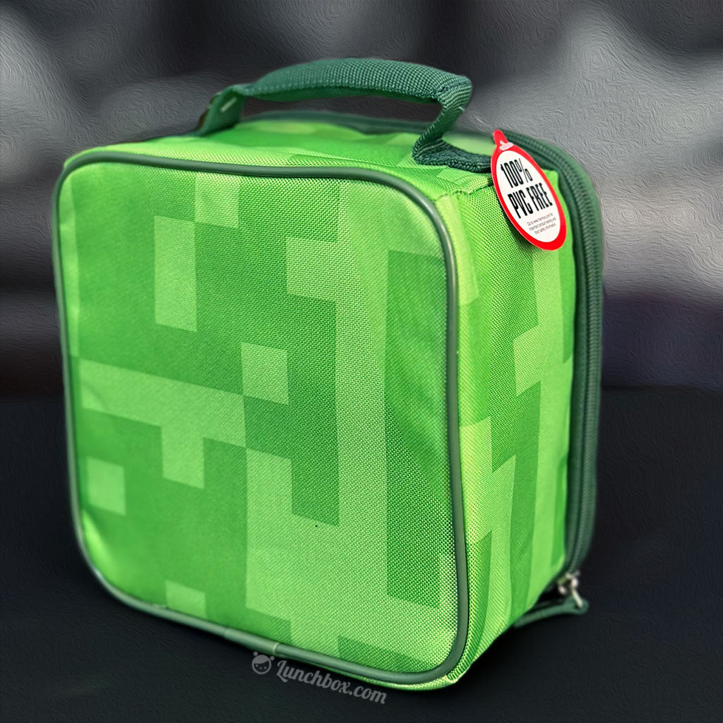 Thermos Minecraft Cube/Brick Grass Wall Licensed Lunch Kit