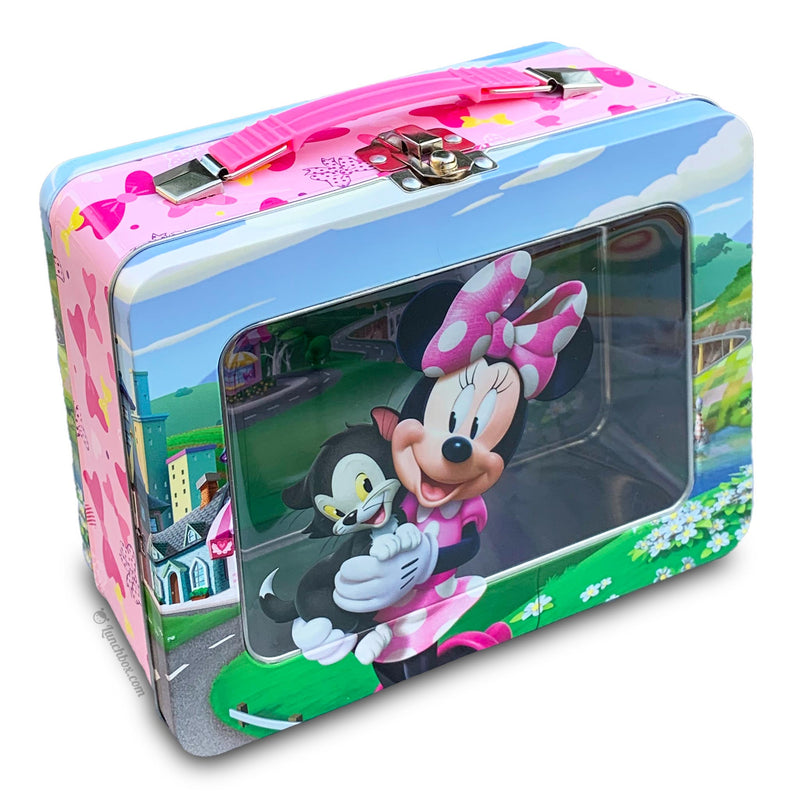 Disney Minnie Mouse Lunch Box New 7.5''x6''x3'' Lunchbox Aqua