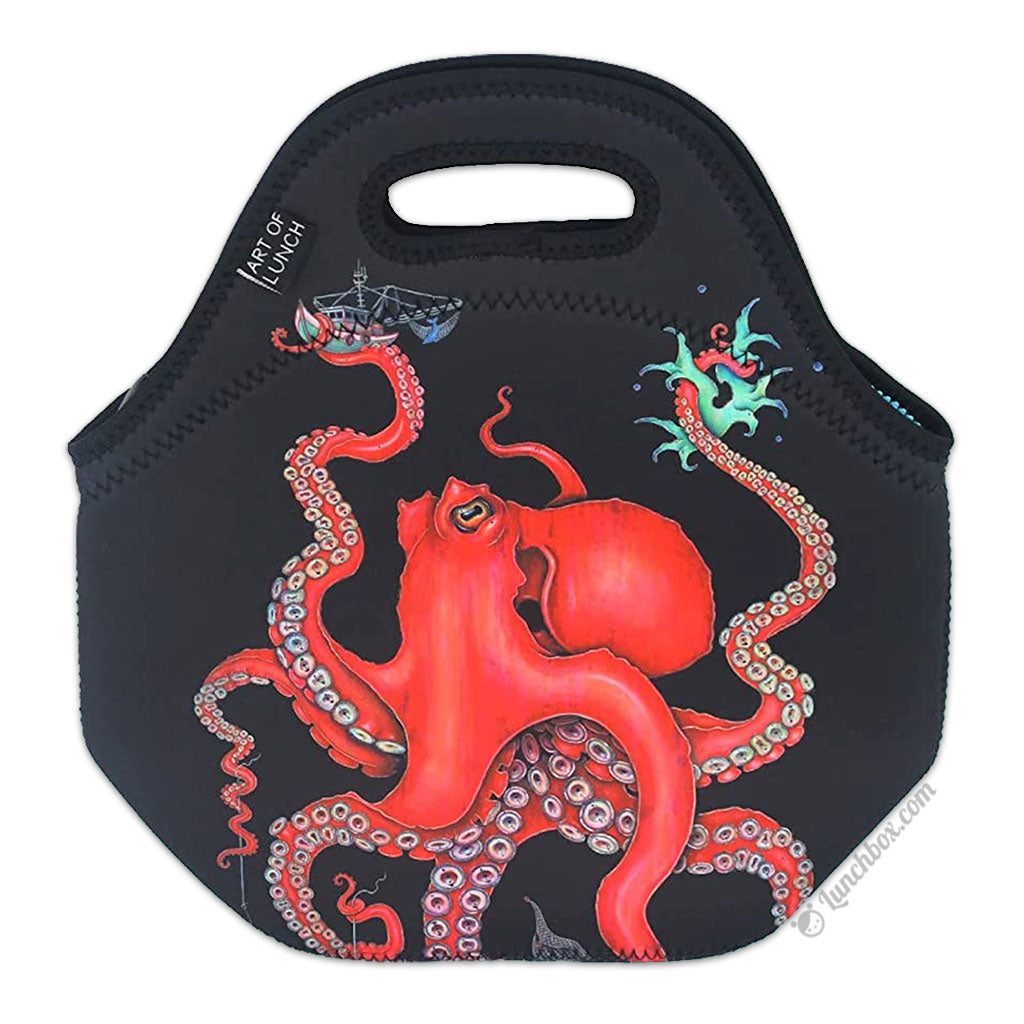 Plastic Designer Lunch Box Organizer for School Kids Boys - Octopus and  Jellyfish