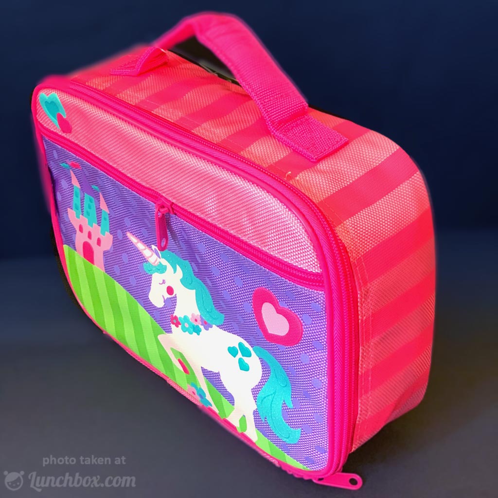 Kids Unicorn Insulated Lunch Box for Girls Rainbow Bag with Water